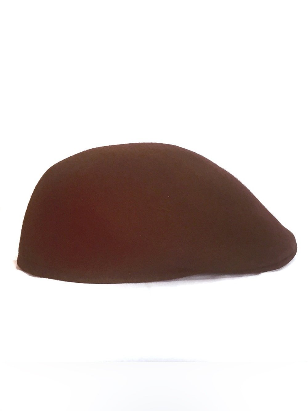 Vintage KANGOL Carimac Newsboy Cap Hat Wool Brown Medium
